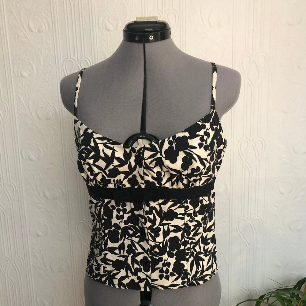 Early 2000 never worn Tara Jarmon sexy retro crop top cotton size 40